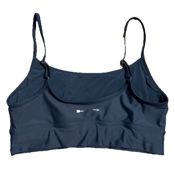 The Upside Revolve Solid Natacha Sports Bra Size US 8 Blue Stretch Athleisure - Picture 2 of 6